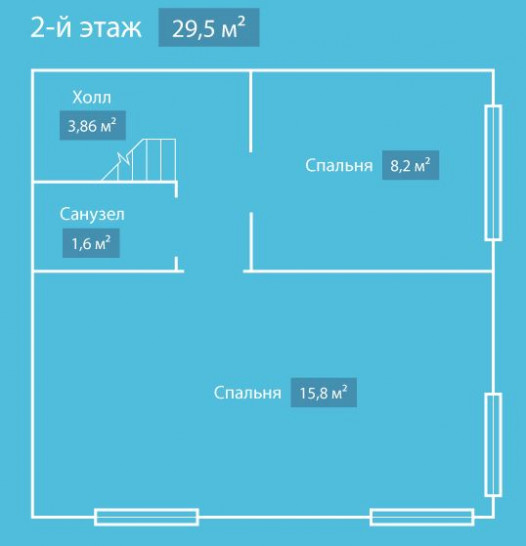 Таун Хаус 80 м²