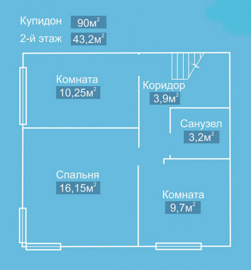 Таун Хаус 90 м²
